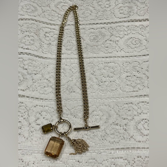 Lauren Ralph Lauren Fashion Curb Chain with Pendant - Picture 3 of 4